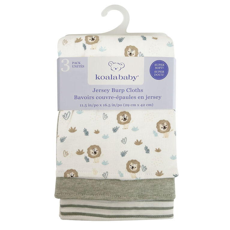 Koala Baby Lot de 3 Bordures en jersey Lions