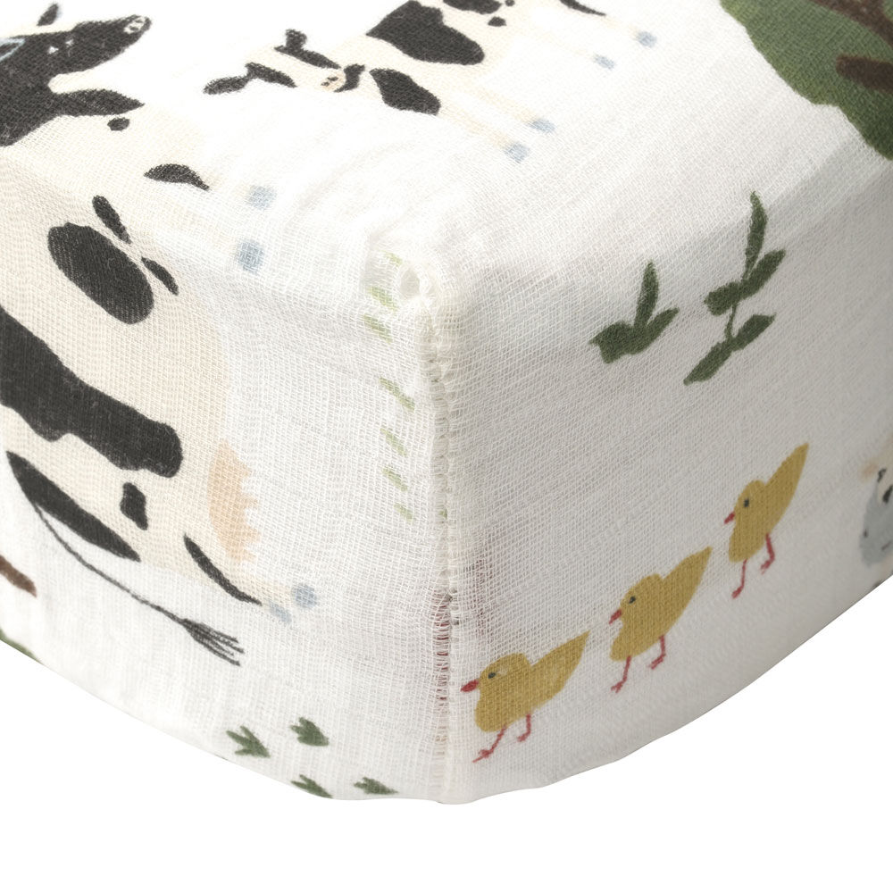 Red rover muslin crib hot sale sheet