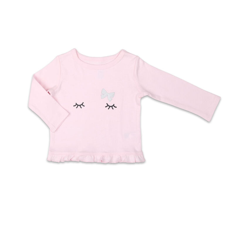 Ensemble chemise et pantalon Koala Baby Tiny Dancer, rose/gris - 3-6 Mois
