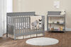 Oxford Baby Skyler 4in1 Convertible Crib Dove Gray - R Exclusive