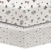 Koala Baby 2 Pack Flannel Sheet Woodland/Dots