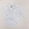 Coyote and Co. White dress shirt Long Sleeve bodysuit  - size 18-24 months
