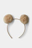 Pom Pom Headband Cream  O/S