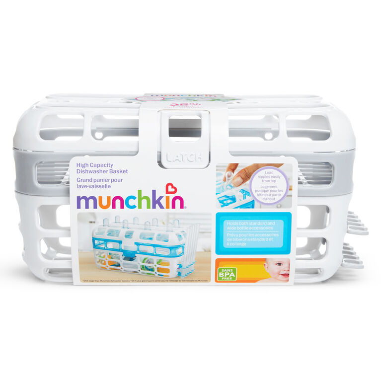 Munchkin Casier grande capacité pour lave - vaisselle - Gris