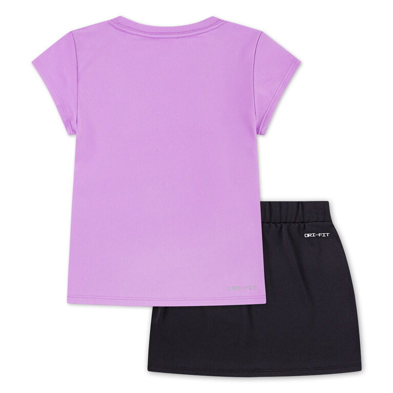 Nike 2-Piece Dri-FIT Scooter Set - Rush Fuschia - Size 5