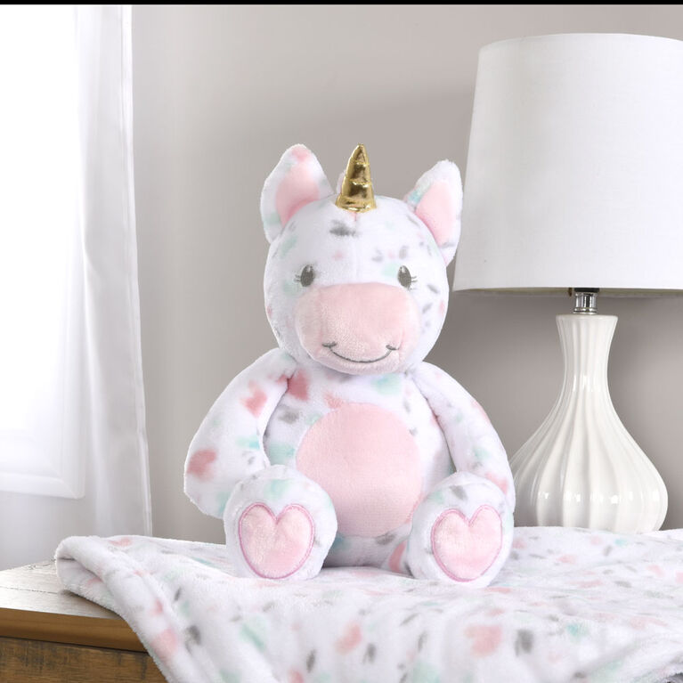 Baby's First By Nemcor 2 Piece Set- Cuddle And Play Unicorn