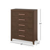 Child Craft Kieran 5 Drawer Chest, Toasted Chestnut