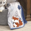 Lambs & Ivy - Little Campers Blanket - Blue