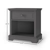 Child Craft Camden Universal Select Ready to Assemble Night Stand - Cool Gray
