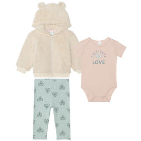 PL Baby  3 piece set  love 6M