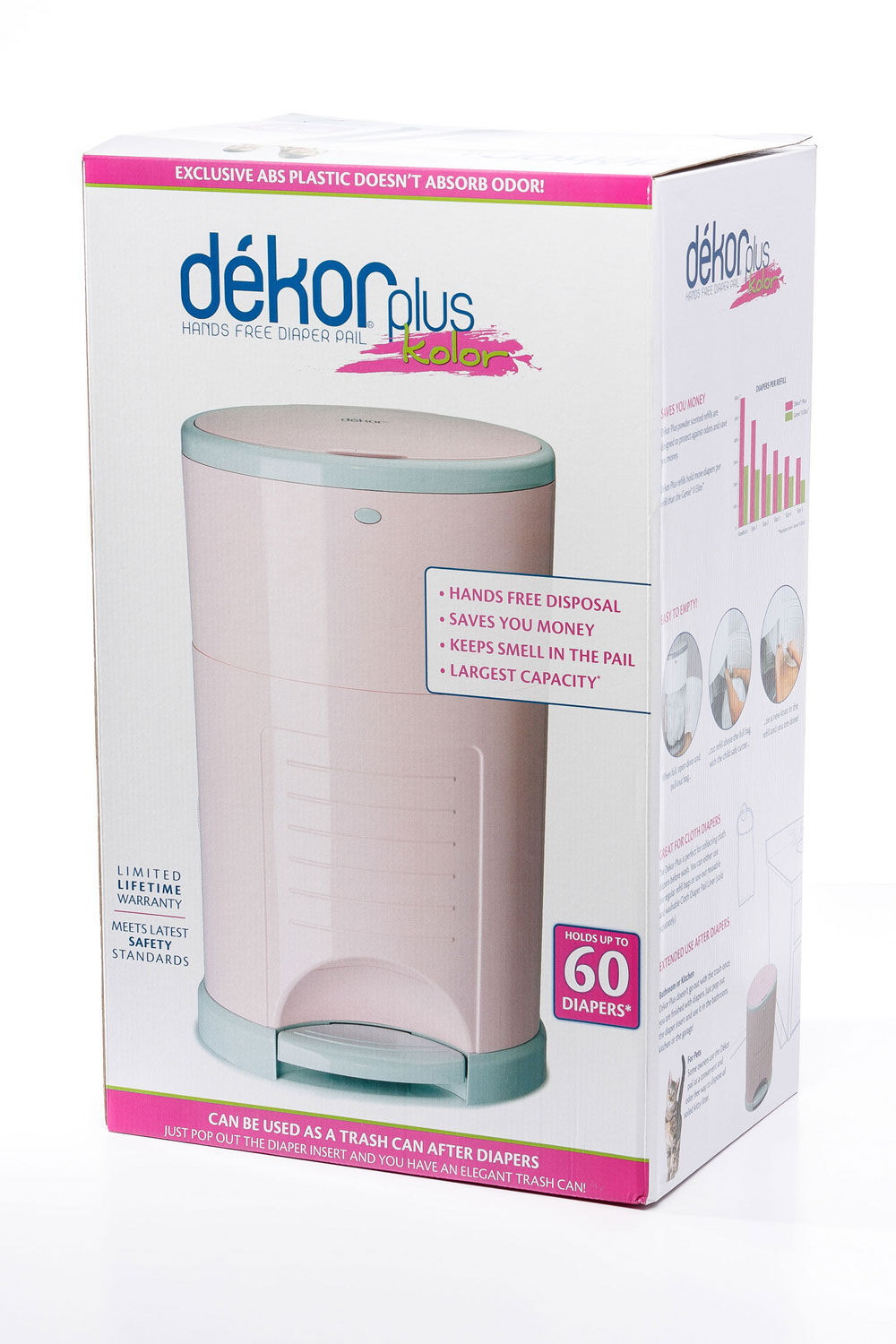 Diaper dekor shop kolor plus pail