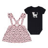 PL Baby Feline Fabulous Overall Set Coral 6M
