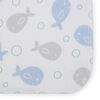 Koala Baby 2-Pack Hooded Towel & 4-Pack Washcoth Set, Blue Whales