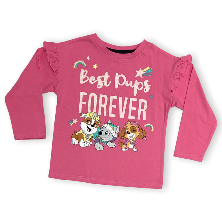 Paw Patrol Long Sleeve Tee - Pink - 4T