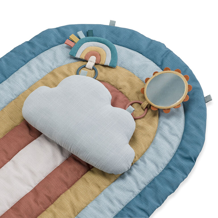 Ritzy Tummy Time Mat Rainbow