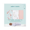Aden + Anais Fairy Tale Flower 3 pack  Wrap Swaddle 4-6 mois
