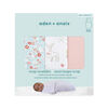 Aden + Anais Fairy Tale Flower 3 pack  Wrap Swaddle 4-6 Months