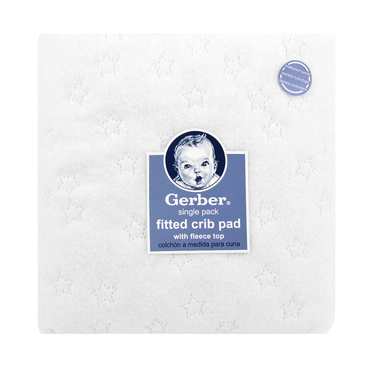 Gerber Quilted Fleece Fitted Crib Pad Babies R Us Canada