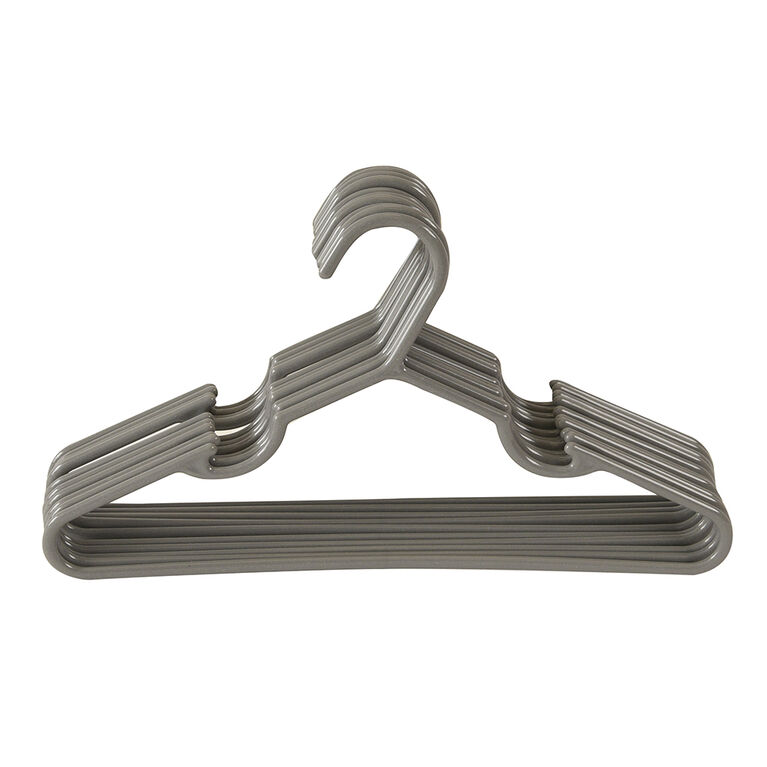 Lot de 10 cintres gris pour bébé