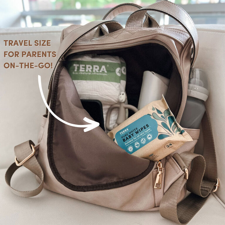 Terra Baby Wipes NZ Water - 24 Pack