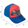 Hot Wheels Monster Truck Hat Multi Size 4-6X