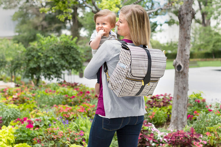 Jj Cole Backpack Black And Cream Baby Diaper Bag Babies R Us Canada