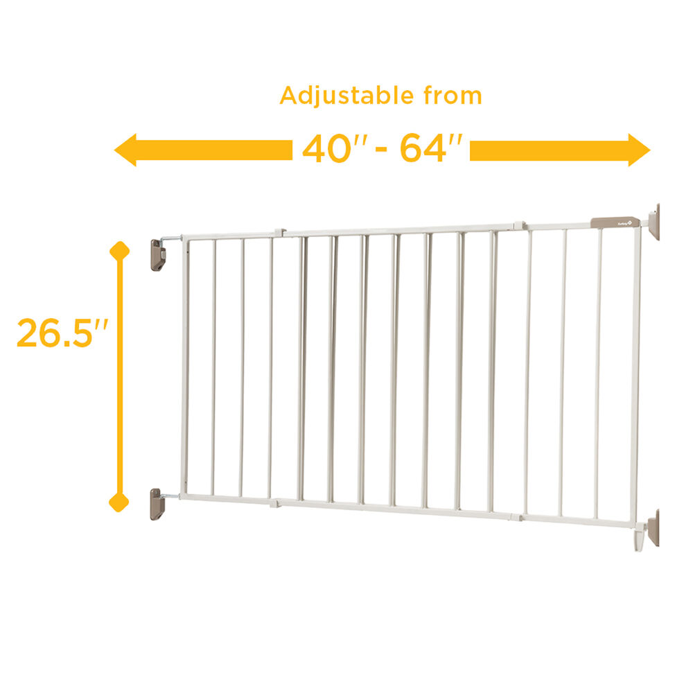 Safety 1st wide & sturdy sliding metal gate hot sale