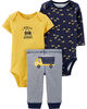 Carter's 3-Piece Construction Little Character Set - Navy, 6 Months