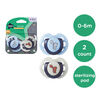 Tommee Tippee Fun Style Pacifiers, Includes Steriliser Box (0-6m, 2 Count)