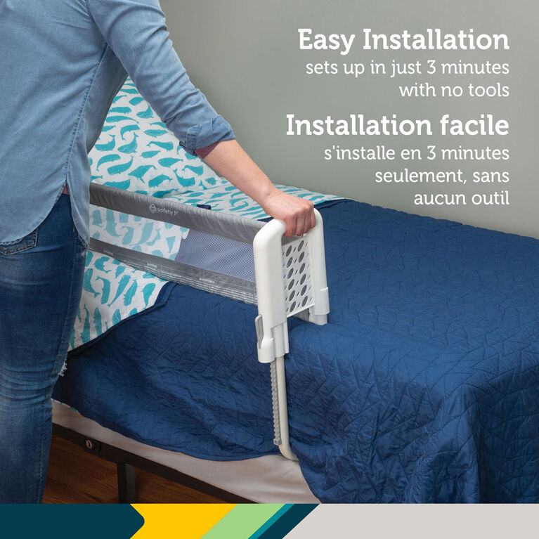 Safety 1st Top Of Mattress Bed Rail - Grey