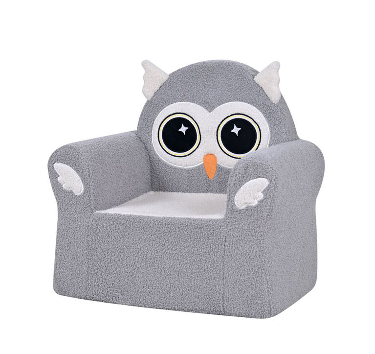 Little Loungers Kids Plush Chair - Owl