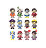 Duo de figurines avec figurine mystère - Les couleurs et les motifs peuvent varier