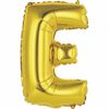 14" Gold Letter Balloons - E