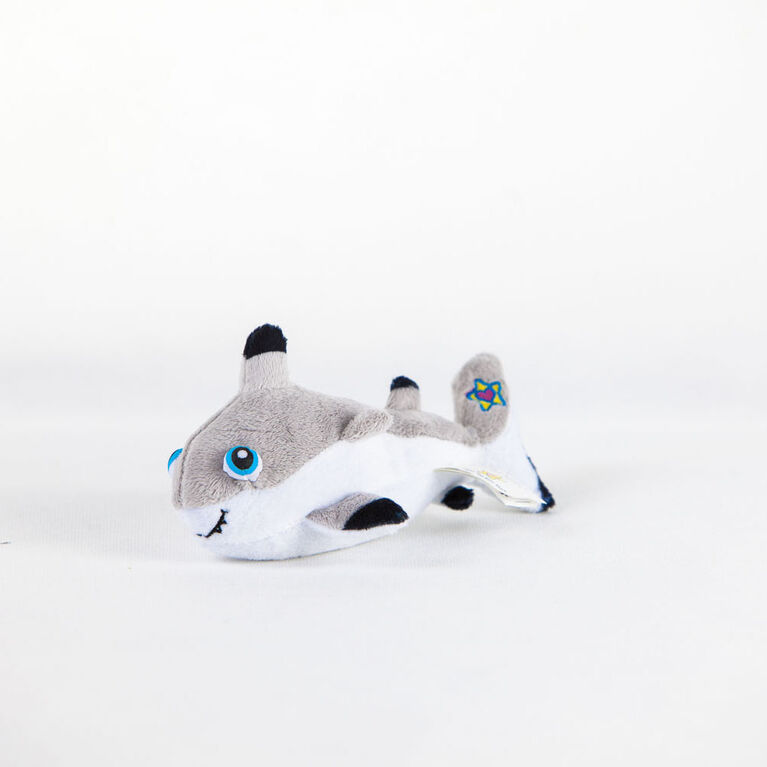 BabyBuddies 5" Mini Plush Light-Up Eyes Sleepy Mirabella Shark Beige