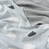 Baby's First by Nemcor Cotton Knit Baby Blanket, Clouds