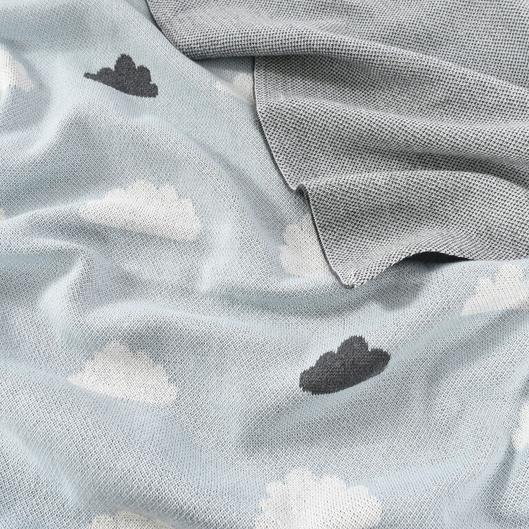 Couverture pour bébé en coton, des nuages