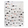 Perlimpinpin Bamboo Cars Print Hooded Towel