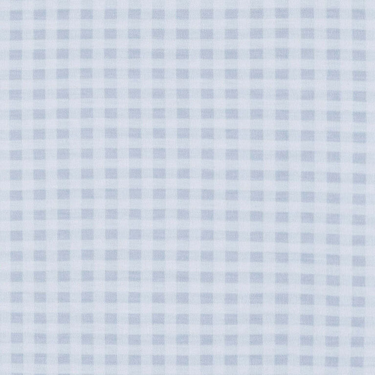 Just Born  - 2 piece Swaddle Blanket+Hat - Blue Plaid