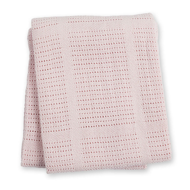 Lulujo Cellular Blanket - Pink