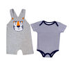 Rococo Romper set - Grey, 9 Months