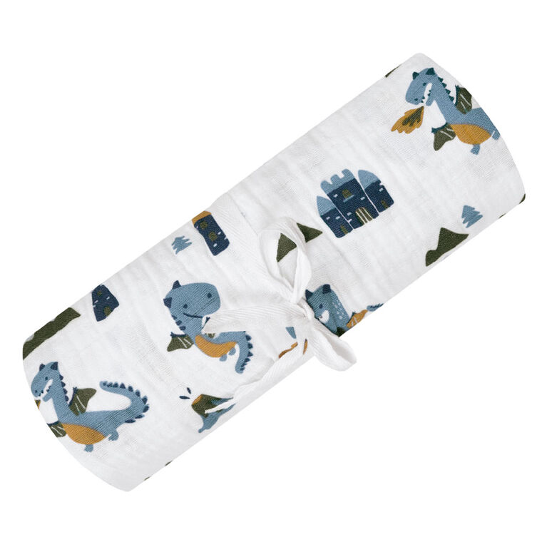 Perlimpinpin-Muslin blanket-Dragons