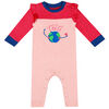 Earth by Art & Eden - Combinaison en molleton Maya - Rose, 9 mois