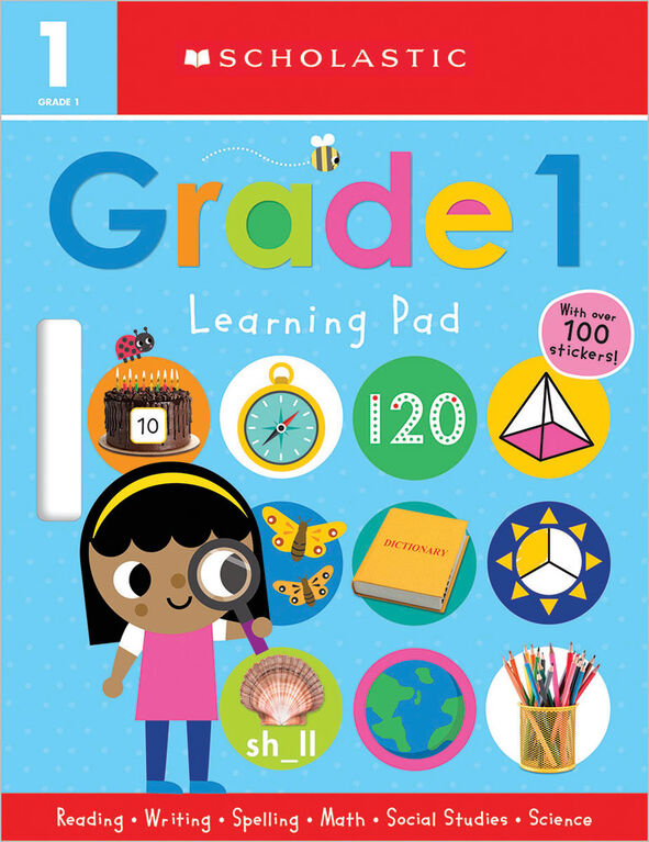 Scholastic - Scholastic Early Learners: First Grade Learning Pad - Édition anglaise