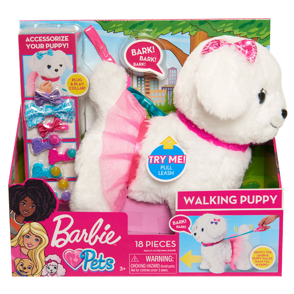 Barbie walking hot sale