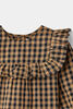 Ruffle Woven Top Brown 0-3M