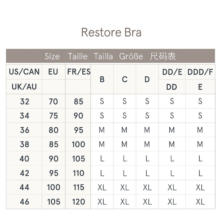 Bravado Designs Restore Bra, Grey Orchid, X-Large