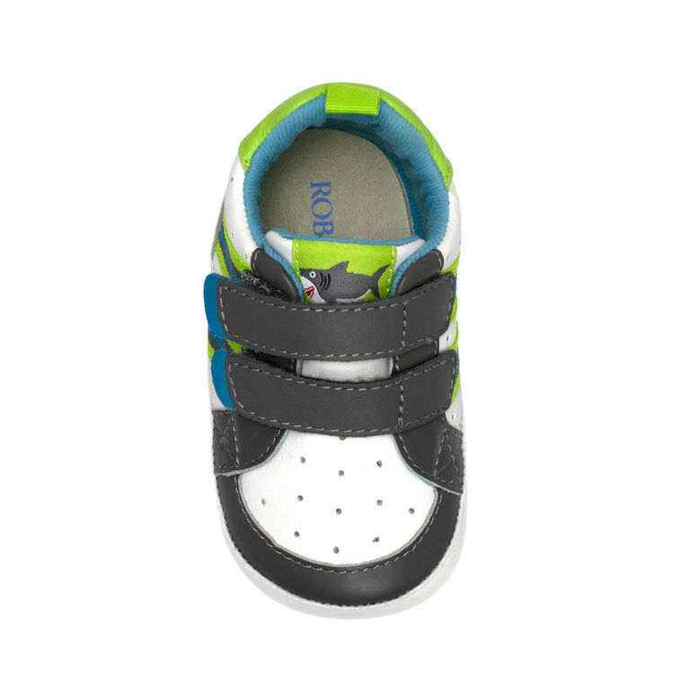 Robeez First Kicks Brooks Grey