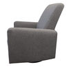 Kidiway Samuel Fabric Glider - Charcoal