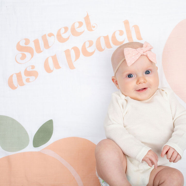 Lulujo - Couverture prem. ann&eacute;e b&eacute;b&eacute; - Doux comme u