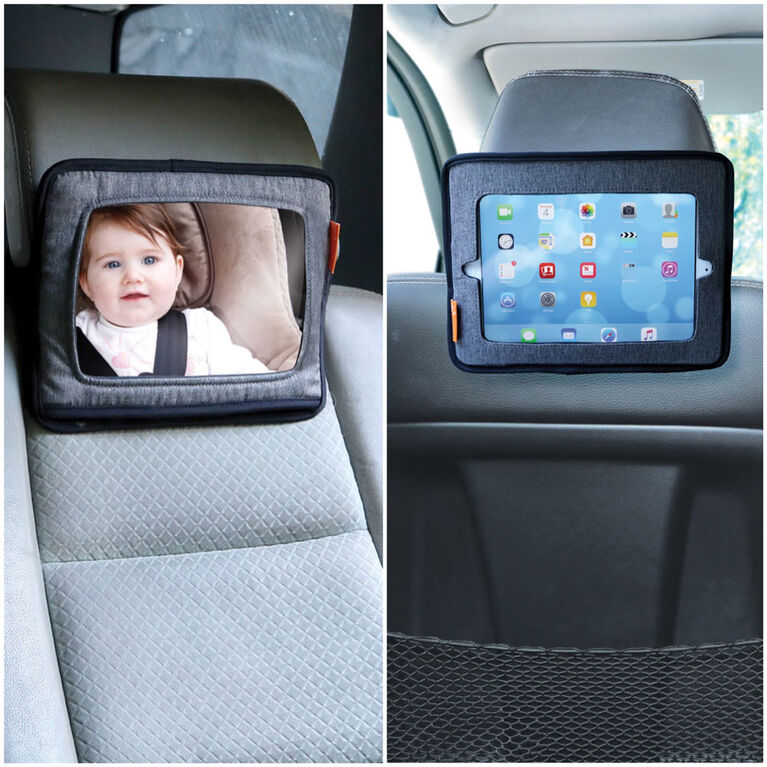 Porte-tablette et miroir pour siège arrière de voiture Dreambaby